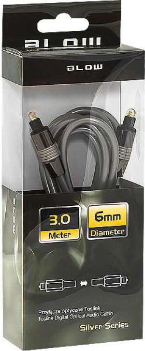 Kabel Blow Toslink - Toslink 3m czarny (2140#) 2