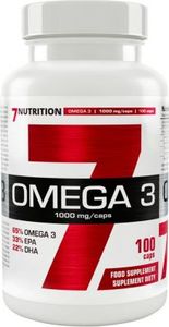 7NUTRITION 7Nutrition Omega-3 65% 1000mg Kwasy tłuszczowe EPA DHA 1