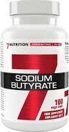 7NUTRITION 7Nutrition Sodium Butyrate 580mg - 100vcaps. Maślan Sodu Kwas masłowy 1