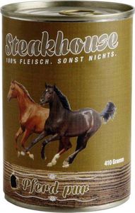 Meatlove Meatlove Steakhouse Pure Horse - mokra karma dla psa, 100% konina, 410g uniwersalny 1