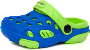 Aqua-Speed Klapki dziecięce basenowe, na plażę, chodaki LIDO niebiesko-zielone Aqua-Speed Rozmiar 21 2
