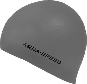 Aqua-Speed Czepek pływacki z silikonu 3D CAP srebrny Aqua-Speed 1