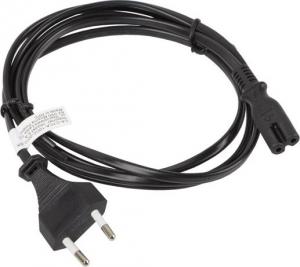 Kabel zasilający Lanberg CEE 7/16, Euro - C7 3m czarny 2