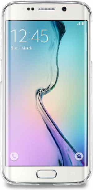 Puro Ultra Slim 0.3 mm Cover Samsung Galaxy S6 EDGE + folia na ekran (transp) (SGS6EDGE03TR) 1