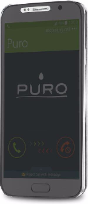 Puro Sense Case - Samsung Galaxy S6 w/Quick View & Answer (SGS6SENSETR) 3