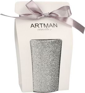 Artman ARTMAN*świeca GLAMOUR GLASS SREBRNY 1