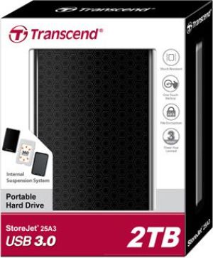 Dysk zewnętrzny HDD Transcend 25A3 2TB Czarny (TS2TSJ25A3K) 3