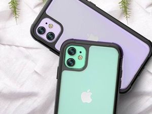 Alogy Etui pancerne na telefon rugged Full-body iPhone 11 Szaro-czarne uniwersalny 7