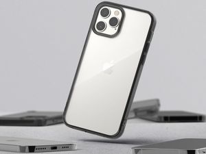 Ringke Etui pokrowiec Fusion do Apple iPhone 12 Pro Max 6.7 Smoke Black uniwersalny 10