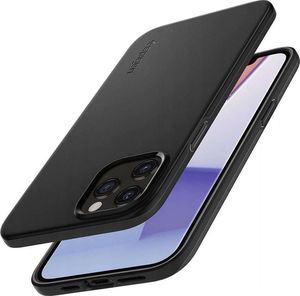 Spigen Etui do telefonu Thin Fit do Apple iPhone 12 Mini 5.4 Black uniwersalny 3