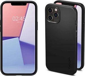 Spigen Etui do telefonu Thin Fit do Apple iPhone 12 Mini 5.4 Black uniwersalny 4