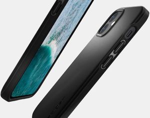 Spigen Etui do telefonu Thin Fit do Apple iPhone 12 Mini 5.4 Black uniwersalny 8