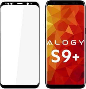 Alogy szkło na telefon na ekran do Samsung Galaxy S9 Plus czarne uniwersalny 2