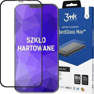3MK 3mk Szkło na telefon HardGlass Max do Apple iPhone 12 Mini 5.4 Black uniwersalny 1