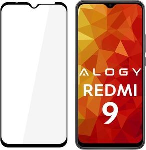 Alogy Alogy Szkło na telefon case friendly Full Glue do Xiaomi Redmi 9 czarne uniwersalny 2