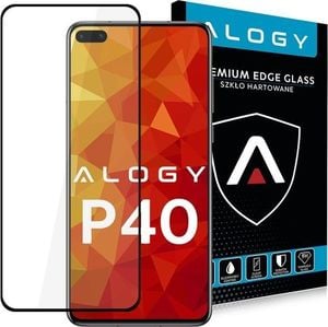 Alogy Alogy Szkło na telefon case friendly Full Glue do Huawei P40 czarne uniwersalny 1