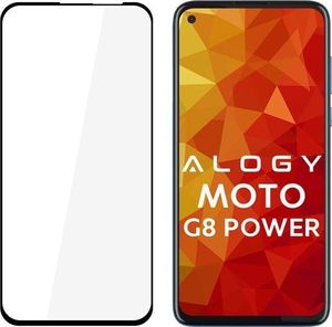 Alogy Alogy Szkło na telefon case friendly Full Glue do Motorola Moto G8 Power czarne uniwersalny 2