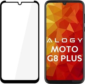 Alogy Alogy Szkło na telefon CF Full Glue do Motorola Moto G8 Plus czarne uniwersalny 2