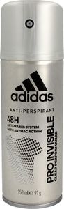 Adidas Adidas Pro Invisible 48h Dezodorant spray dla mężczyzn 150ml 1