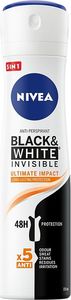 Nivea Nivea Dezodorant BLACK& WHITE INVISIBLE Ultimate Impact 5in1 spray 150ml 1