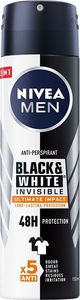 Nivea Nivea Men Dezodorant BLACK& WHITE INVISIBLE Ultimate Impact 5in1 spray 150ml 1