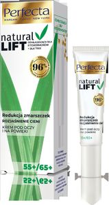 Perfecta Natural Lift 55+/65+ Krem pod oczy i na powieki Redukcja Zmarszczek-rozjaśnienie cieni 15ml 1