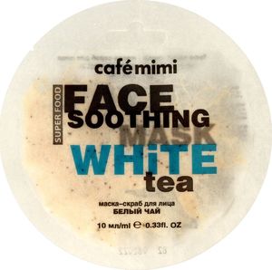 Cafe Mimi Face Soothing scrub Biała Herbata & Lotos 10ml 1