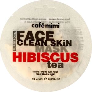 Cafe Mimi Face Clean Skin scrub herbata z hibiskusa & jaśmin 10ml 1