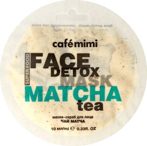 Cafe Mimi Face Detox scrub matcha & aloes 10ml 1
