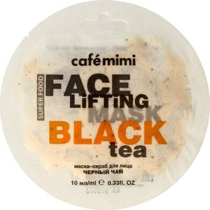 Cafe Mimi Face Lifting scrub czarna herbata & trawa cytrynowa 10ml 1