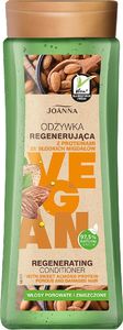 Joanna Joanna Vegan Odżywka do włosów regenerująca z Proteinami ze Słodkich Migdałow - włosy porowate i zniszczone 300g 1