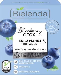 Bielenda Blueberry C-TOX Krem-pianka do twarzy 1