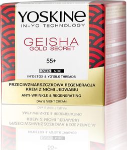 Yoskine Geisha Gold Secret 55+ Krem przeciwzmarszczkowa regeneracja 1