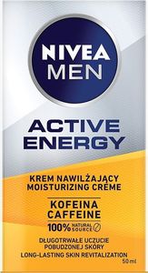 Nivea Men Active Energy krem nawilżający z kofeiną 1