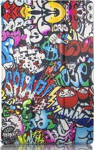 Etui na tablet Alogy Alogy Etui na tablet Book Cover do Lenovo M10 Plus 10.3 TB-X606 Graffiti uniwersalny 2