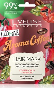 Eveline Eveline Food for Hair Aroma Coffee Maska do włosów słabych i łamliwych - regeneracja i wzmocnienie 20ml 1