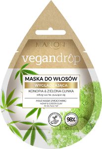 Marion Marion Vegan Drop Maska do włosów wygładzająca Konopia & Zielona Glinka 20ml 1
