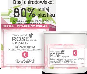 Floslek Rose for Skin Różany Krem przeciwzmarszczkowy 1