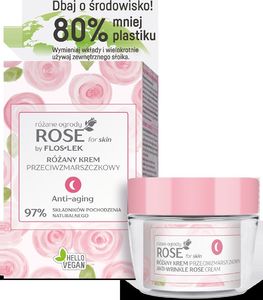 Floslek Rose for Skin Różany krem przeciwzmarszczkowy na noc ECO 1