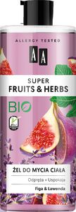 AA Super Fruits & Herbs żel figa i lawenda 1