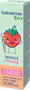 Vademecum  Pasta do zębów Bio Kids dla dzieci 1-6 Strawberry 50ml 1