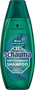 Schwarzkopf Schwarzkopf Schauma Men Szampon przeciwłupieżowy Mint 400ml 1