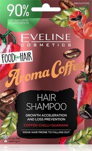 Eveline Food for Hair Aroma Coffee szampon do włosów słabych i łamliwych 20ml 1