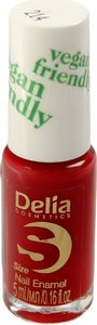 Delia Delia Cosmetics Vegan Friendly Emalia do paznokci Size S nr 214 Lady in Red 5ml 1