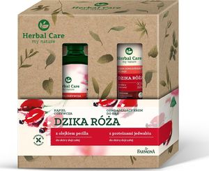 Farmona Farmona Zestaw prezentowy Herbal Care Dzika Róża (Kąpiel odżywcza 500ml+krem do rąk 100ml) 1