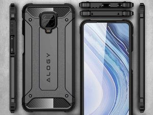 Alogy Alogy Etui na telefon Hard Armor do Xiaomi Redmi Note 9S/ Pro/ Max szare uniwersalny 3