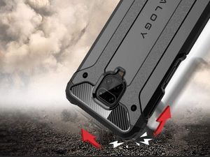 Alogy Alogy Etui na telefon Hard Armor do Xiaomi Redmi Note 9S/ Pro/ Max szare uniwersalny 5