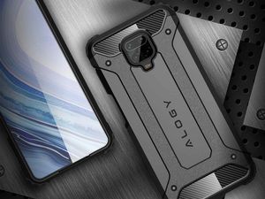Alogy Alogy Etui na telefon Hard Armor do Xiaomi Redmi Note 9S/ Pro/ Max szare uniwersalny 7
