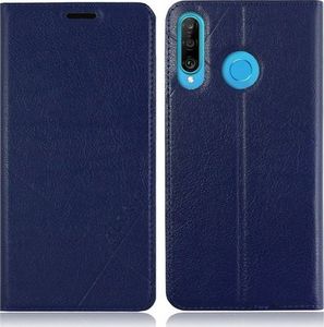 Alogy Etui na telefon Alogy portfel do Huawei P30 Lite Granatowe uniwersalny 2