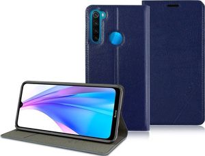 Alogy Etui na telefon Alogy portfel do Xiaomi Redmi Note 8T Granatowe uniwersalny 1